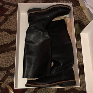 Genuine Leather Riding Boots x Roots Canada